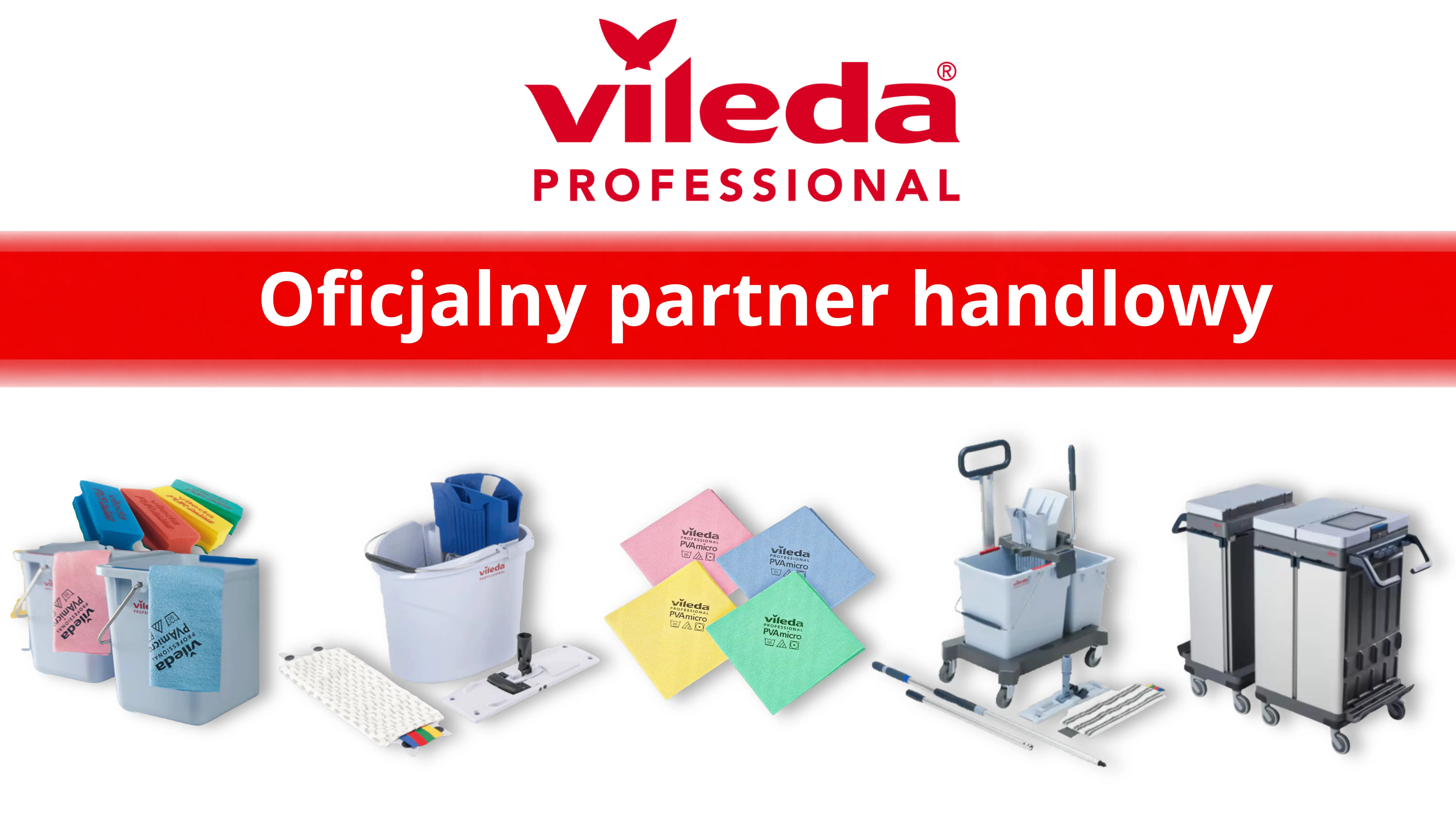 Allmo - oficjalny partner handlowy Vileda Professional - mopy, wózki serwisowe, ściereczki i akcesoria do sprzątania
